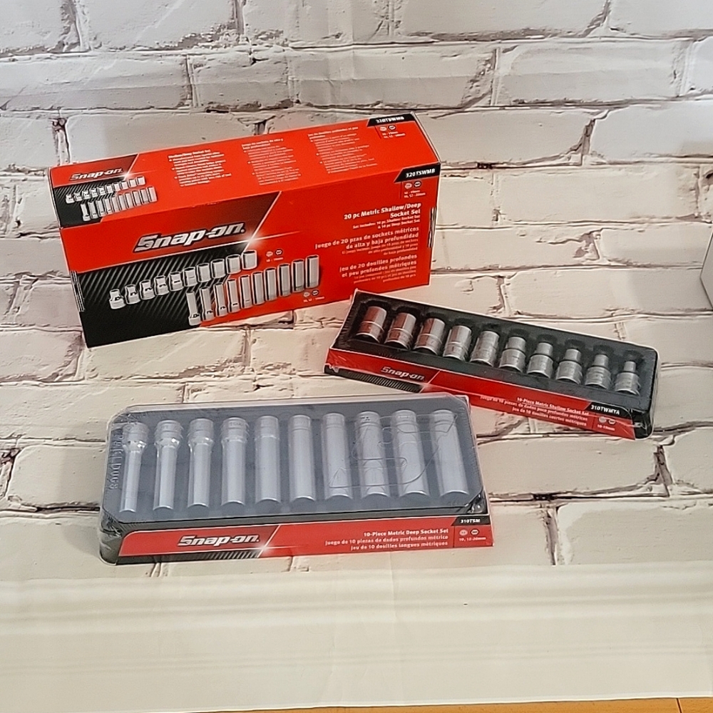 Snap On Brand 20 pc Metric Socket Set
